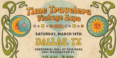 Dallas Time Travelers Vintage Expo 2026
