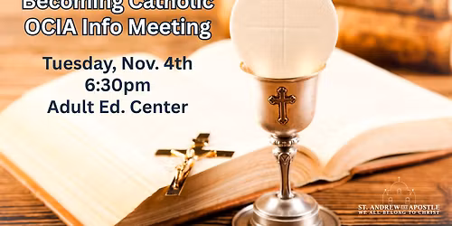Becoming Catholic Info Meeting
