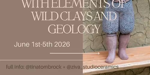 BIG COILED SKULPTURES With ELEMENT OF WILDCLAY AND GEOLOGY