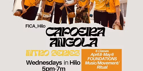 6 week Intro series, culminating in classes \/events with our Master Teacher from BH, Brazil. 