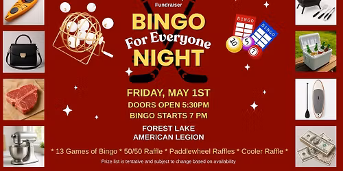 Bingo for Everyone Night with FL Girls Hockey