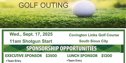 South Sioux City Chamber 32nd Annual Golf Outing