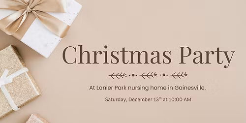 Christmas Party at Lanier Park