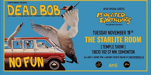 Dead Bob w\/ Isolated Earthlings (feat Blind Marc from Dayglo)