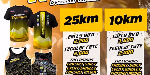 Kidalapong Trail Run 10km and 25km