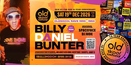 Old Skool Oxford presents Billy Daniel Bunter