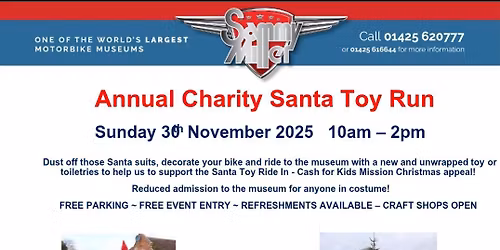 Santa RideTo Sammy Millers Supporting Cash For Kids 