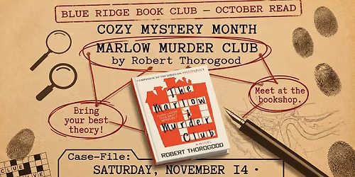 Blue Ridge Book Club: October Read - Marlow Murder Club
