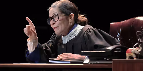 All Things Equal - The Life and Trials of Ruth Bader Ginsburg at Sunset Center