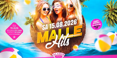 MALLE HITS - Die Sommernacht im Aladin!