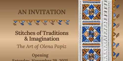 Exhibit honoring Olena Papiz