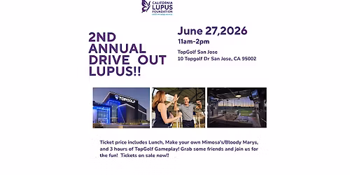 2nd Annual Drive Out Lupus!