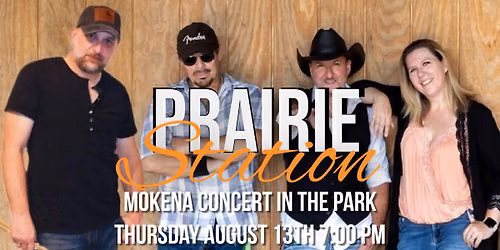 Prairie Station Live at Mokena Concert in the Park