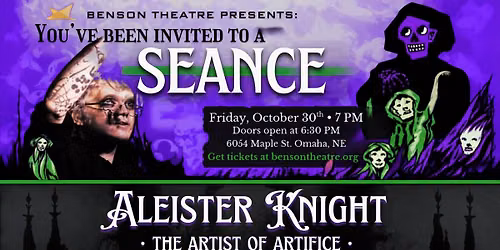 A Seance at the Theatre featuring Aleister Knight