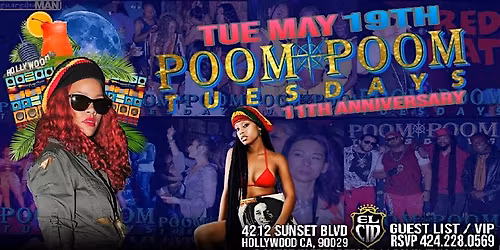 Poom Poom TUESDAY's 11th ANNiVERSARY w\/Special Guest