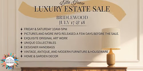 Luxury Estate Sale in Bridlewood! Hosted by Ella Grace Estates