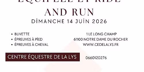 Concours officiel equifeel et Ride & Run