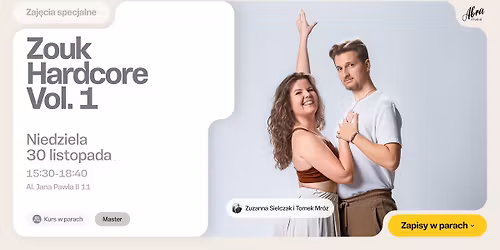 Zouk Hardcore vol l z Zuz\u0105 & Tomkiem poziom Master