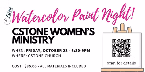 Women\u2019s Ministry Watercolor Bible Painting Fundraiser