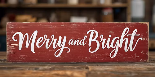 Painted Holiday Signs