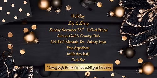 Holiday Sip & Shop