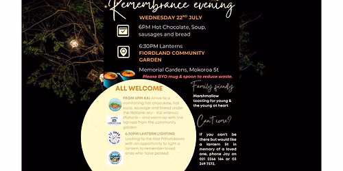 Matariki remembrance evening