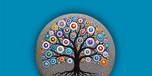 Nature-Inspired Tree Mandala Rock Paint Party