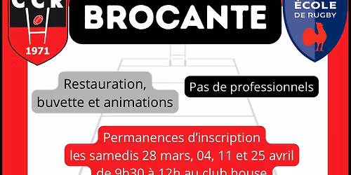 Brocante du Club Clermontois de Rugby