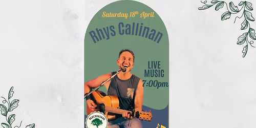 Rhys Callinan Live Music