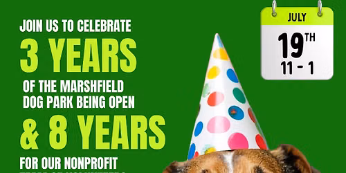 Marshfield Dog Park - Community Celebration & Nail Trim Fundraiser with Fluffed Up Mobile Grooming 