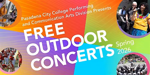 Free Outdoor Concert Series - West Patio (Center for the Arts) Fall 2026