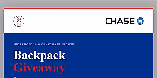 Backpack Giveaway & Financial Skills Workshop for Single Moms & Kids