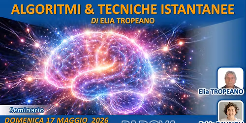 Seminario: Algoritmi e tecniche istantanee di Elia Tropeano
