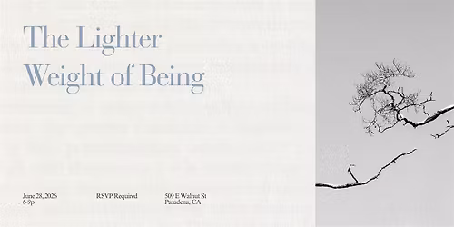 The Lighter Weight of Being