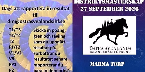 Distriktsm\u00e4sterskap \u00d6stra Svealands Islandsh\u00e4stf\u00f6rbund