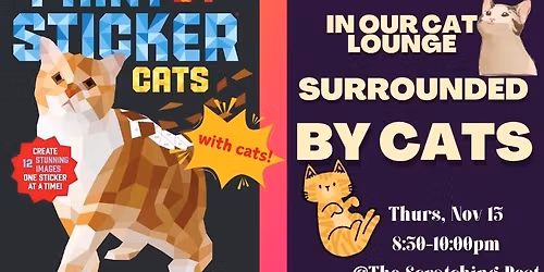 Paint by Sticker with Cats!