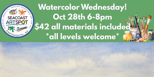 Watercolor Workshop: View of Lake Winnipesaukee from Mt Major! $42