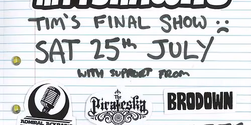 The Kittyhawks (Tim\u2019s last show) plus friends