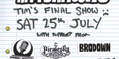 The Kittyhawks (Tim\u2019s last show) plus friends