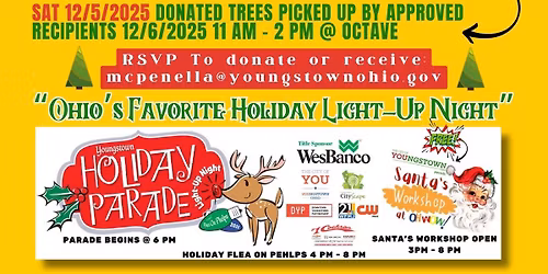 Artificial Holiday Tree Donation Drive! 