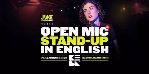 Open Mic Stand-up Comedy in English \/\/ Inside Joke x KEVA \/\/ JUNE 8th