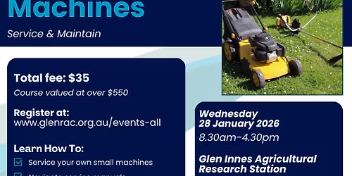 Service & Maintain small powered machines.