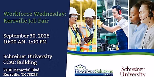 Workforce Solutions Alamo: Kerrville Job Fair (JOB SEEKER)
