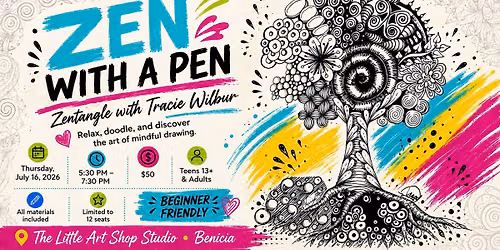 Zen with a Pen: Zentangle with Tracie Wilbur