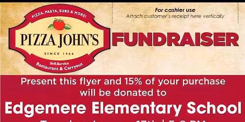 EES Spirit Night - Pizza Johns