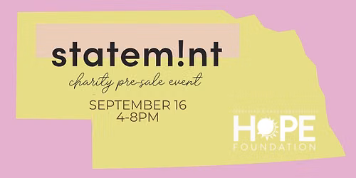 Statem!nt Charity Pre-Sale Event 