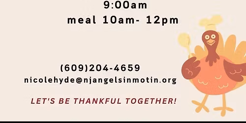 Thanksgiving meal and support 