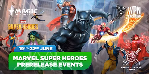 Marvel Super Heroes Prerelease Events