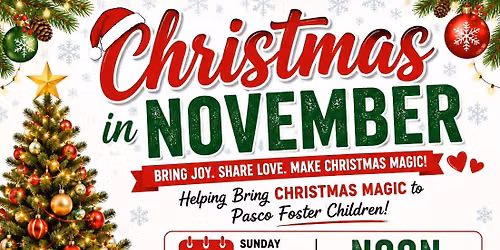 Christmas in November for the Pasco Foster Children