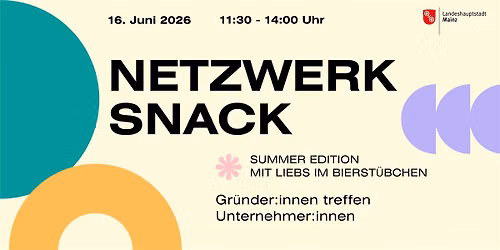Netzwerk Snack - Summer Edition!